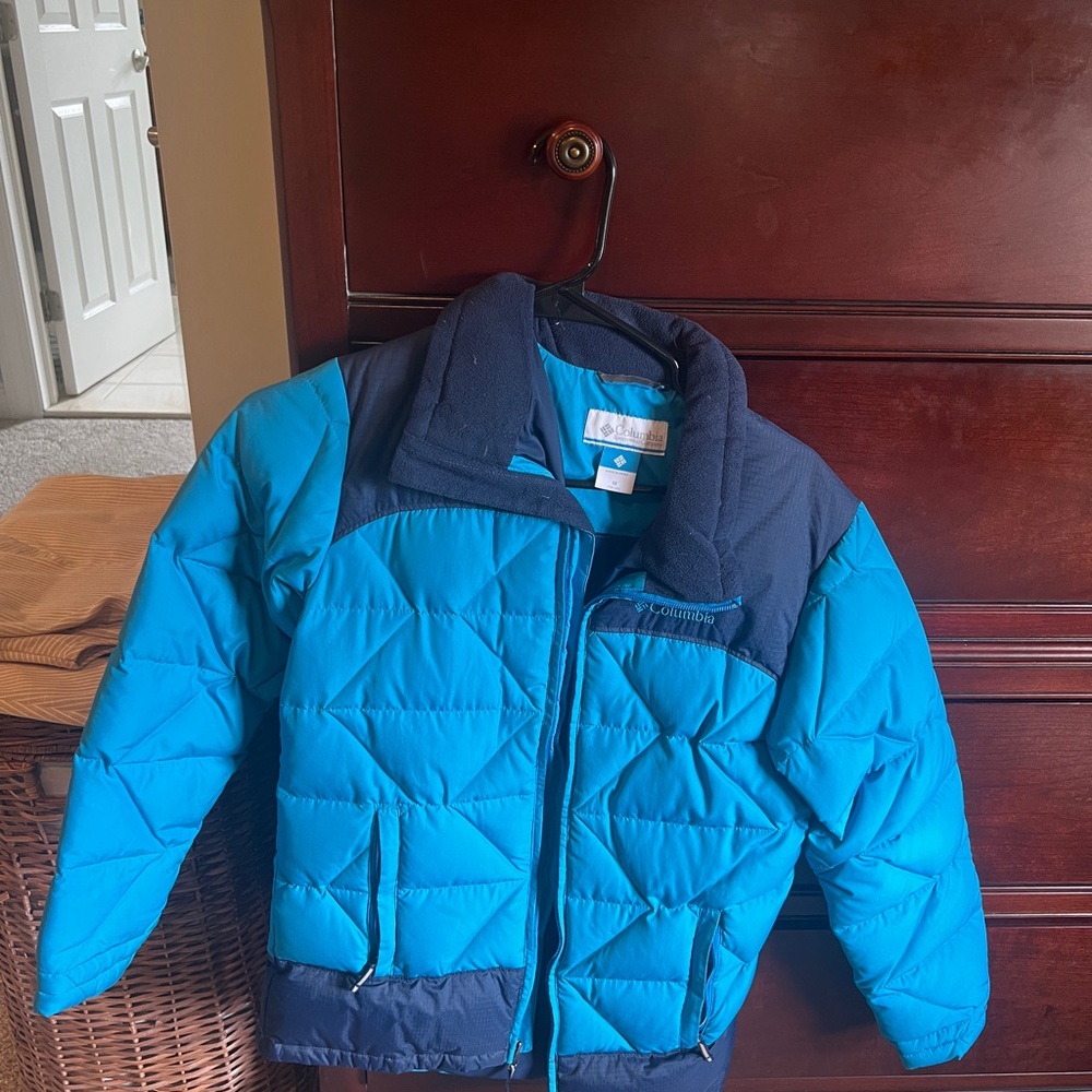 Columbia Kids Blue Puffer Ski Jacket